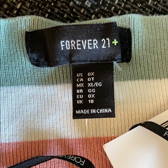 Pastel Off The Shoulder Tube/Crop Top - Forever21+ - Picture 5 of 5